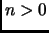 $ n>0$