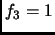 $ f_3=1$