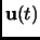 $ {{\bf u}}(t)$