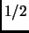 $ 1/2$