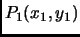$ P_1(x_1,y_1)$