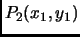 $ P_2(x_1,y_1)$