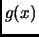 $ g(x)$