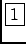 \fbox{1}