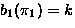 $b_1(\pi_1)=k$